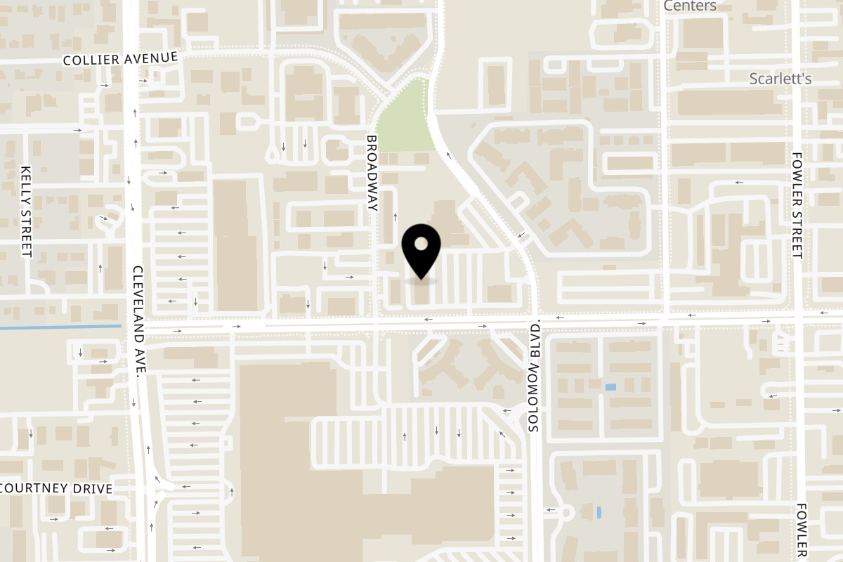 Map showing the location of Begonia's Restaurant & Bakery on 2215 Winkler Ave in Fort Myers